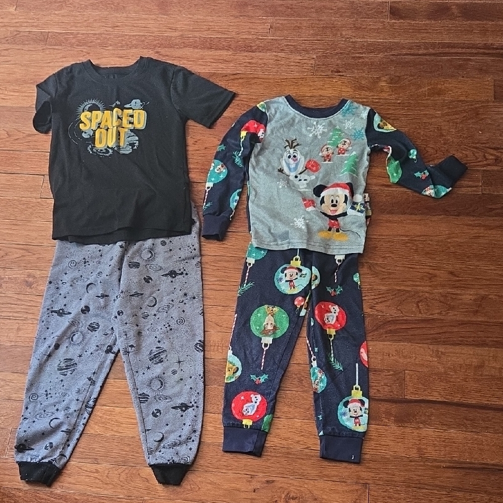 Disney Kids Pajama Sets - Black, Gray, Blue